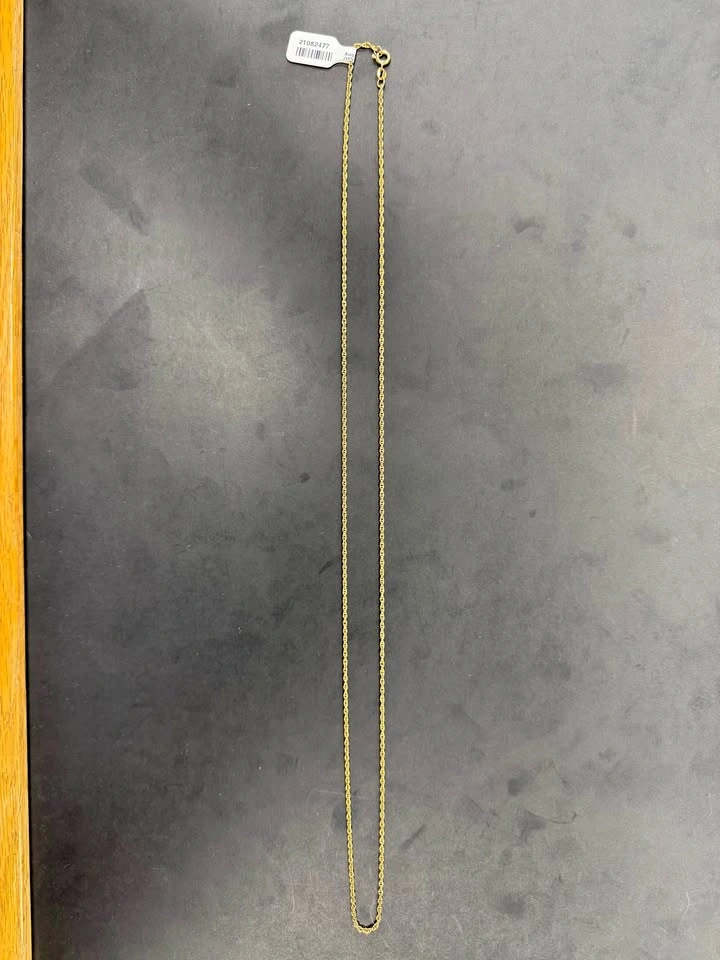18KT 6.92GR 28.5IN Fine Rope Chain