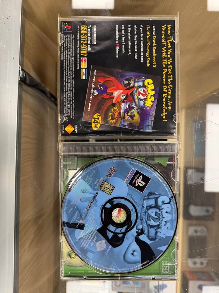 Crash Bandicoot 2 Cortex Strikes Back PS1 - CIB - photo 3