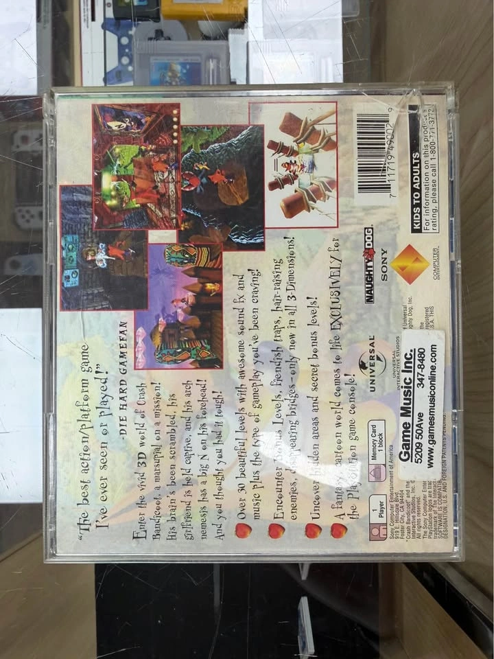Crash Bandicoot PS1 - CIB - photo 2