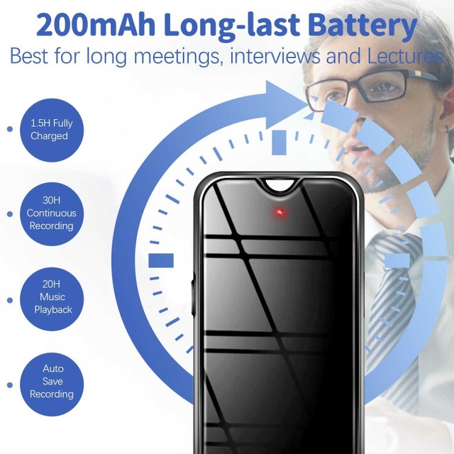 Portable Voice Recorder 64GB - photo 4