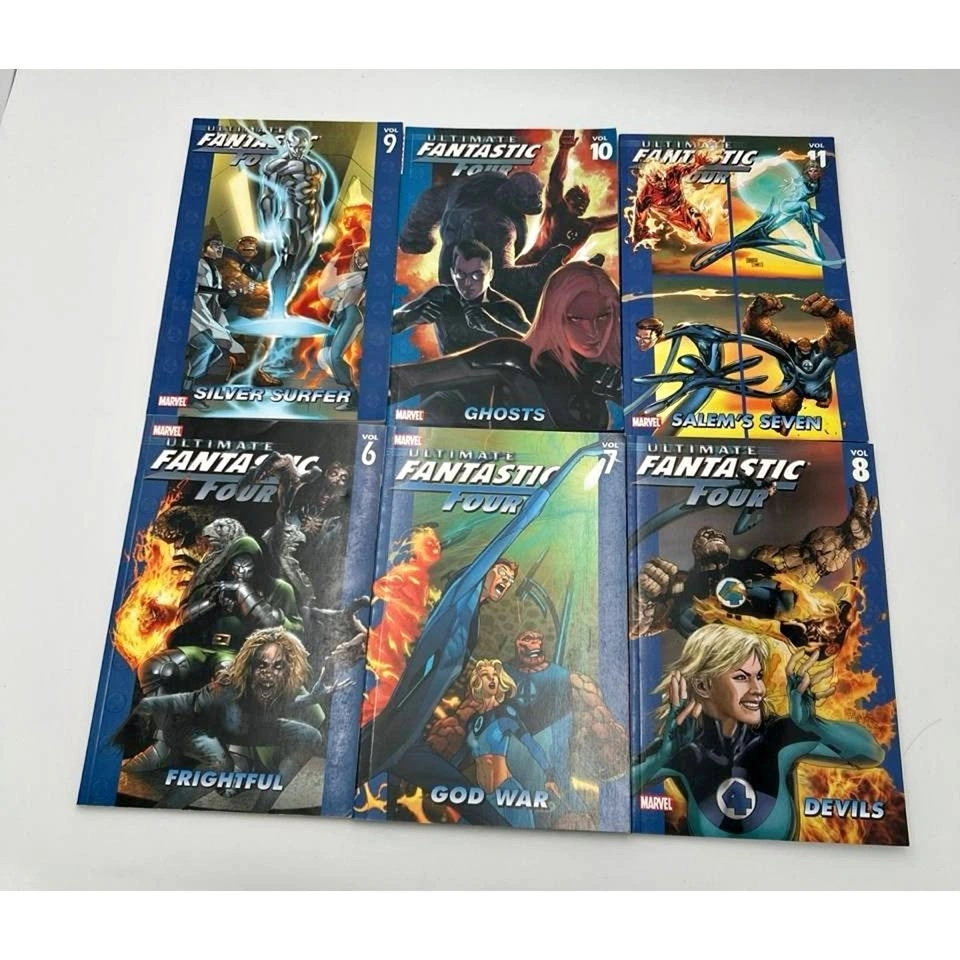 Ultimate Fantastic Four TPB Lot Vol 6-11 Marvel Comics
