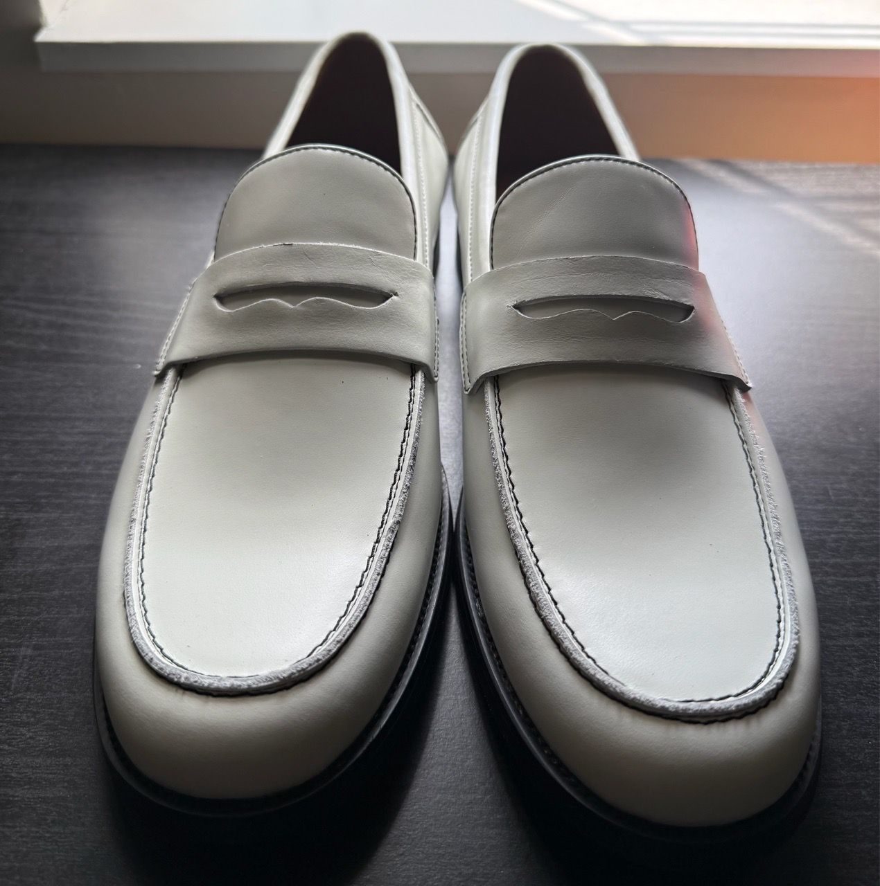 Steve Madden Natan White Leather Shoes Men’s Size 11