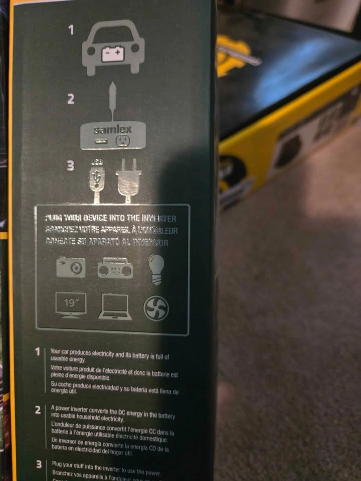 BNIB Samlex Explorer 250 Watt power inverter - photo 2