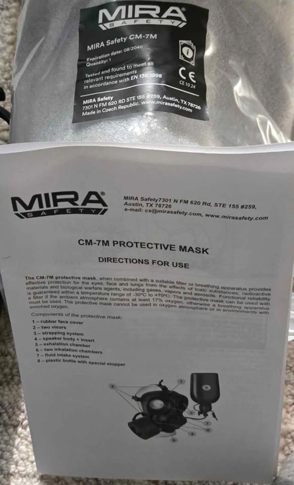 MIRA Safety CM-7M Military Gas Mask - photo 5