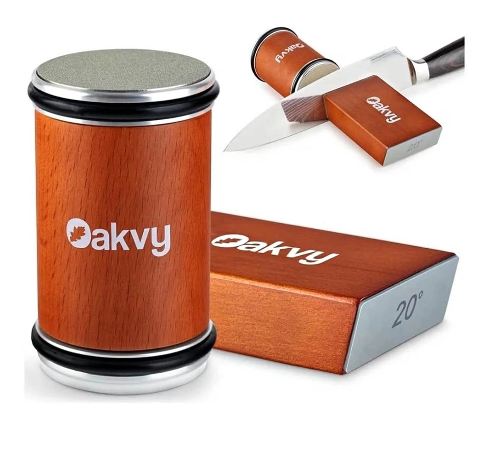 Oakvy Magnetic Manual 20° Fixed-Angle Knife Sharpener