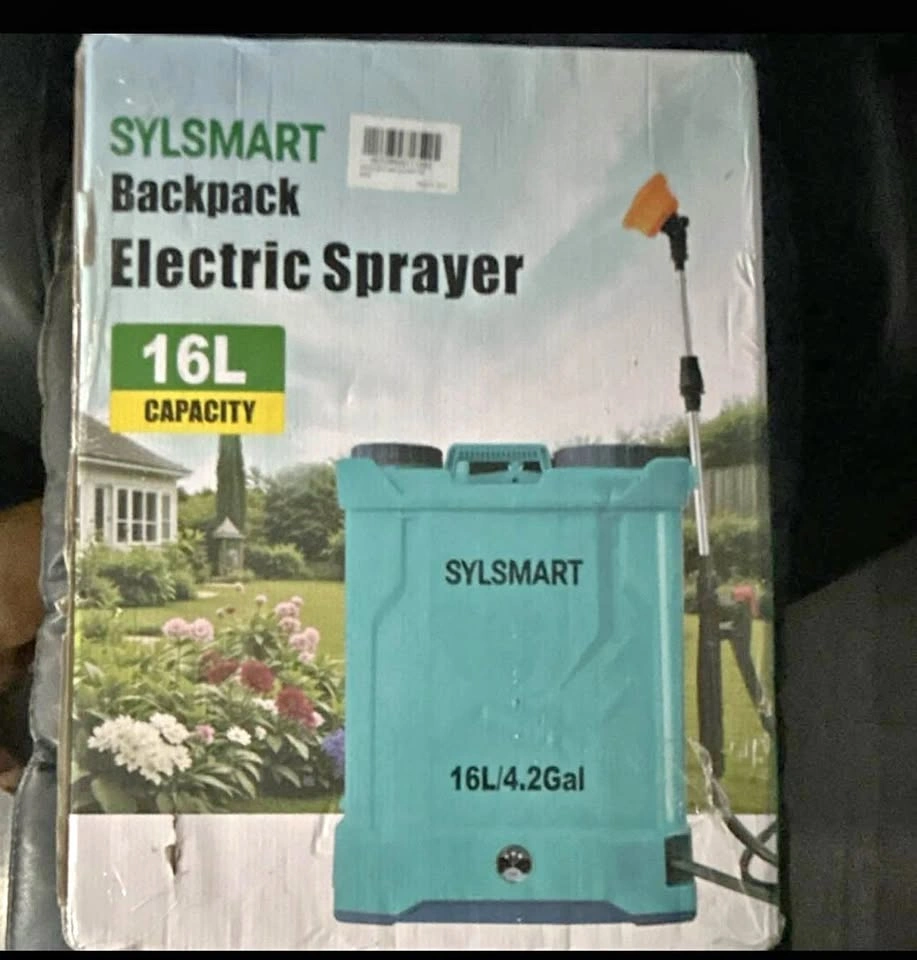 SYLSMART 16L Battery Backpack Sprayer Green Adjustable