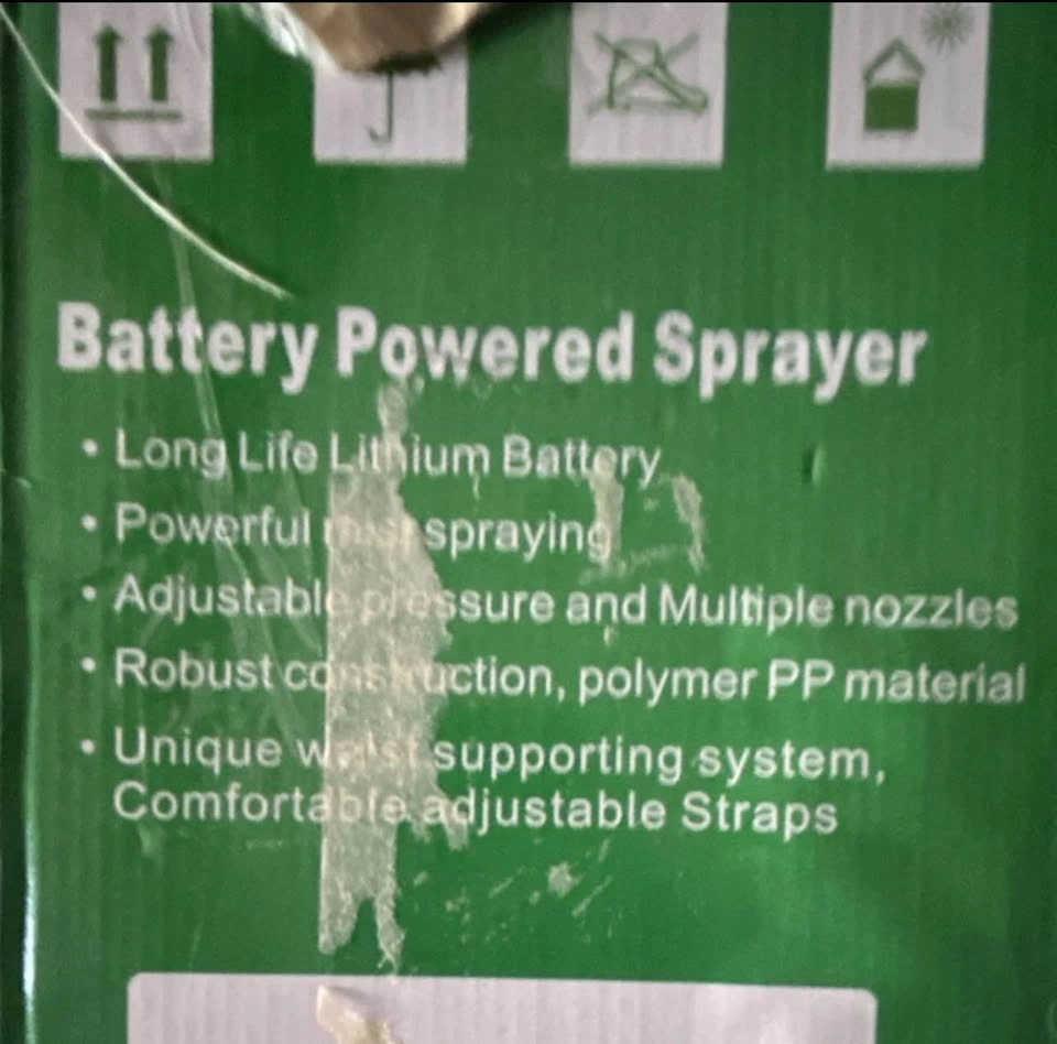 SYLSMART 16L Battery Backpack Sprayer Green Adjustable - photo 2