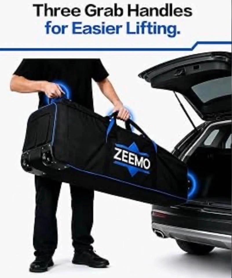 ZEEMO Full-Open Wheeled Golf Travel Bag Case - photo 2