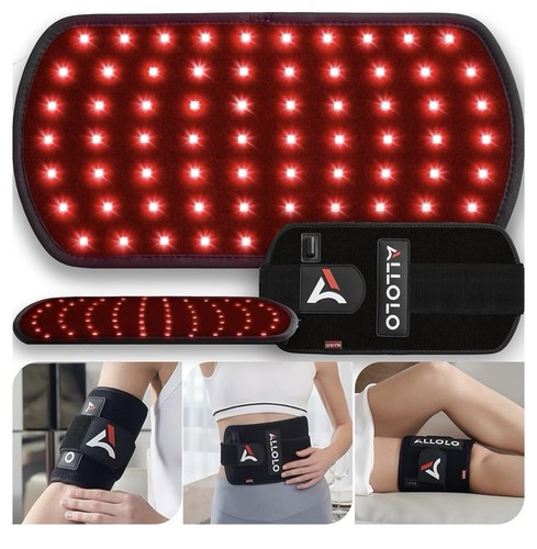 ALLOLO Infrared Light Therapy Pad 70 LEDs Wearable Pain Relief