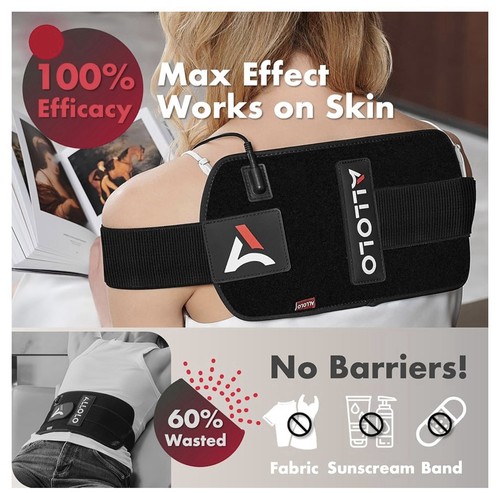 ALLOLO Infrared Light Therapy Pad 70 LEDs Wearable Pain Relief - photo 2