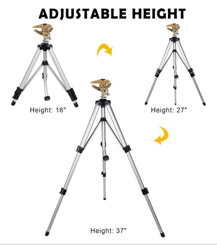 Adjustable Height Tripod Impact Sprinkler 16-37 in - photo 2