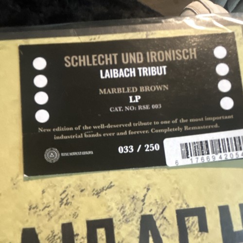Schlecht und Ironisch: Laibach Tribut RSE 003 Brown Marbled 12" - photo 2