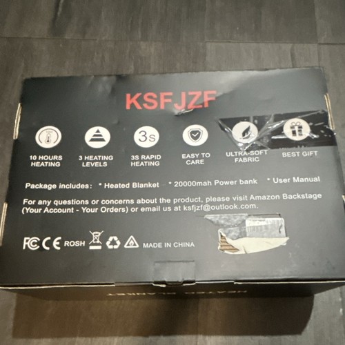 KSFJZF Heated Blanket Ultra-Soft Fabric 3 Heating Levels - photo 2