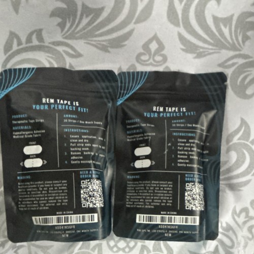 2 Pack REM TAPE Therapeutic Strip Pack 60 Strips for snoring - photo 2