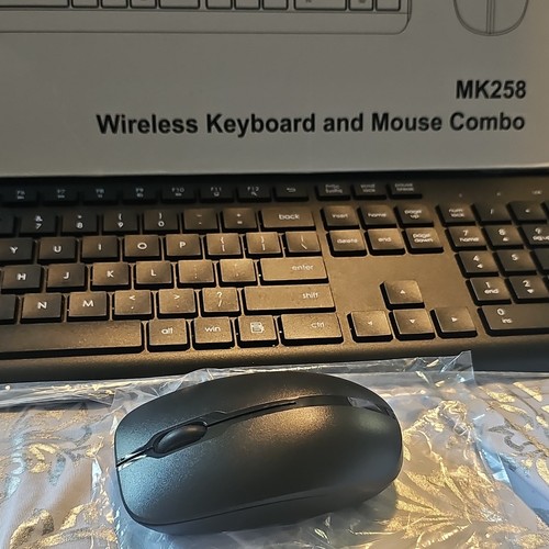 Deying MK258 Wireless Keyboard and Mouse Combo, Black - photo 2
