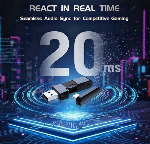 Wireless Gaming Headset for PS5 RGB Boom Mic Bluetooth USB-C - photo 4