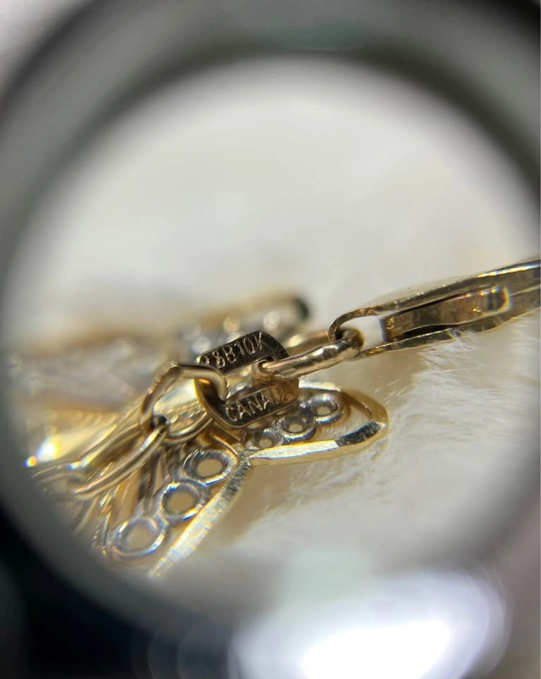10k Gold/White Tone Bracelet Butterfly - photo 2
