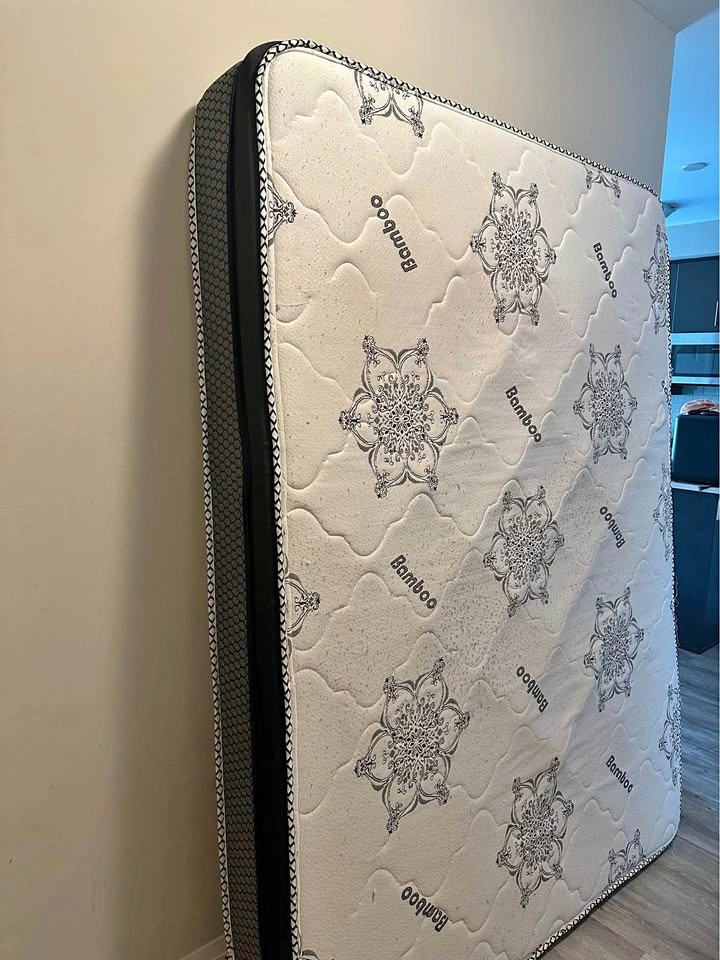Moving sale: Bamboo queen mattress
