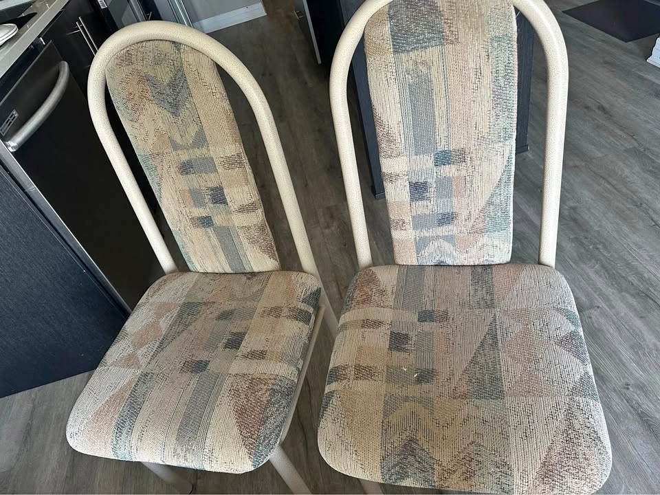 Set of 2 Comfortable Cushioned Chairs