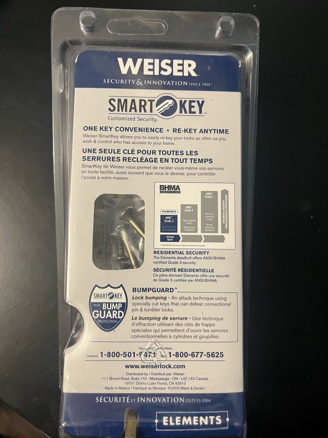 Weiser Elements Deadbolt - photo 4