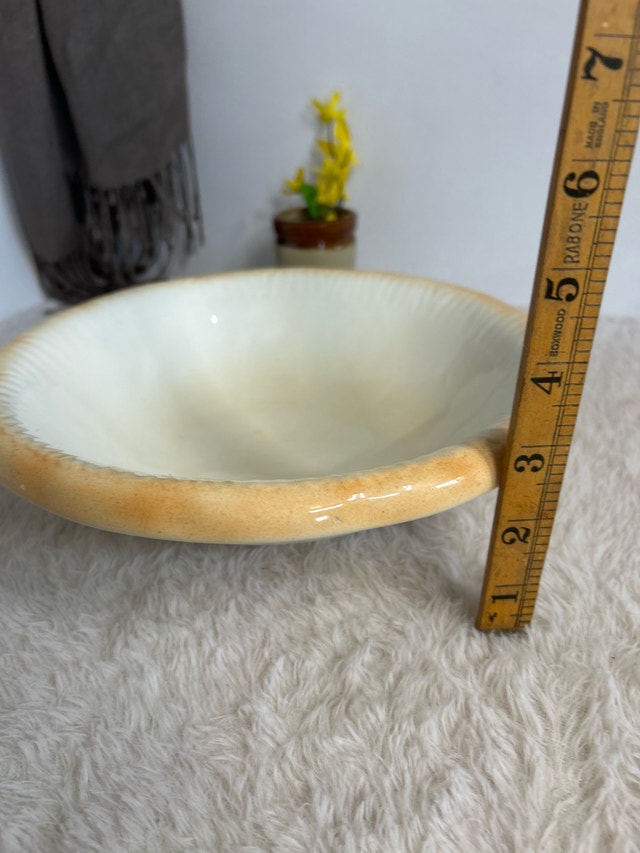 MCM Yellow Ware Mixing Bowl 10” - photo 2