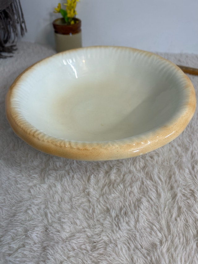 MCM Yellow Ware Mixing Bowl 10” - photo 4