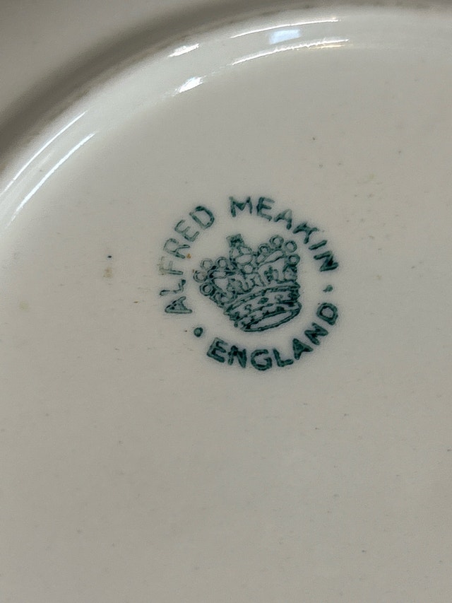 King George VI / Queen Elizabeth 1937 Alfred Meakin Plate - photo 5