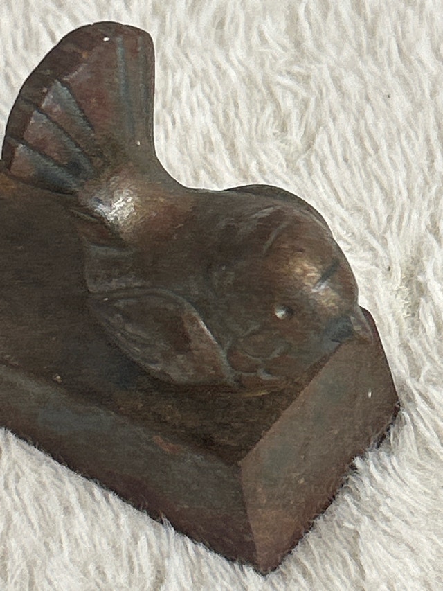 MCM Wrought Iron Birdy Door Stop 6” - photo 2