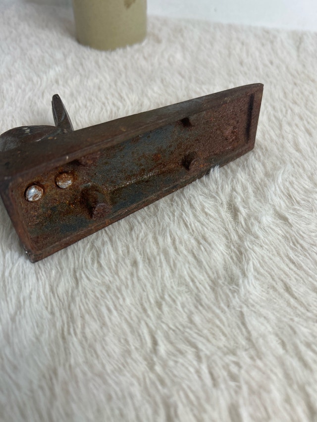 MCM Wrought Iron Birdy Door Stop 6” - photo 5