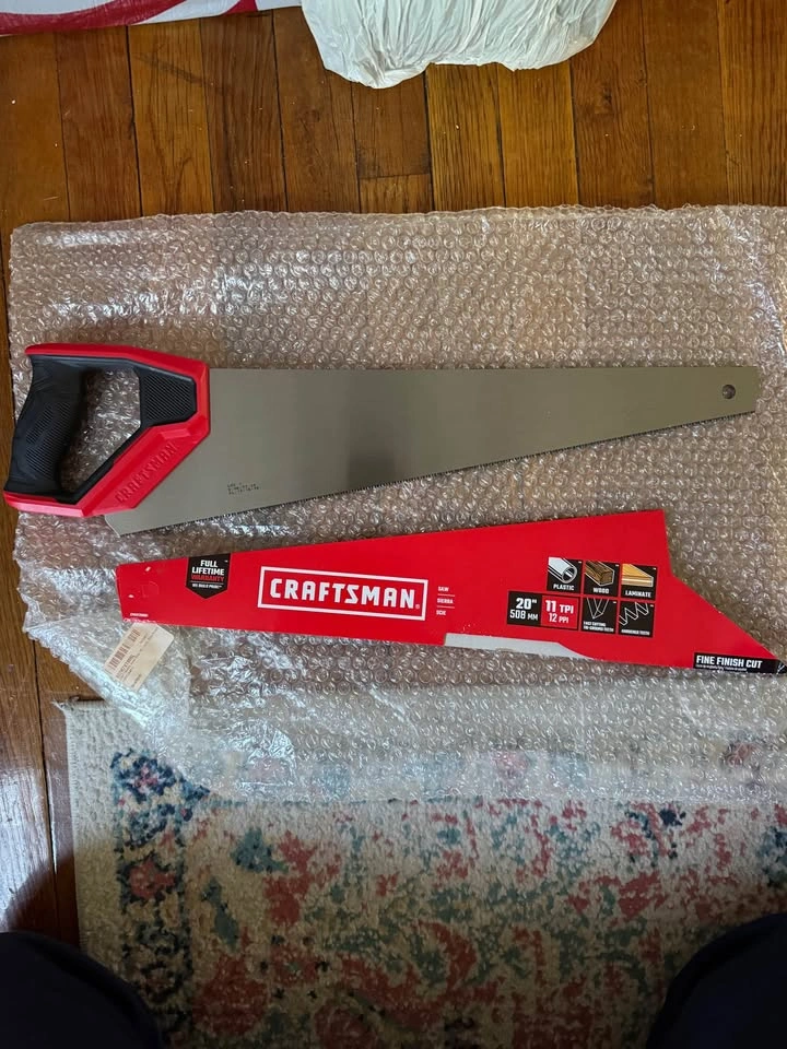 CRAFTSMAN 20” Fine Finish Hand Saw – Like New - photo 2