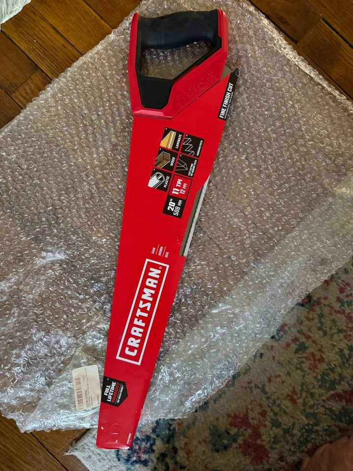 CRAFTSMAN 20” Fine Finish Hand Saw – Like New - photo 3