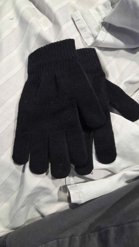 Joe Fresh Black Stretch Gloves 2 Pairs Adults - photo 2