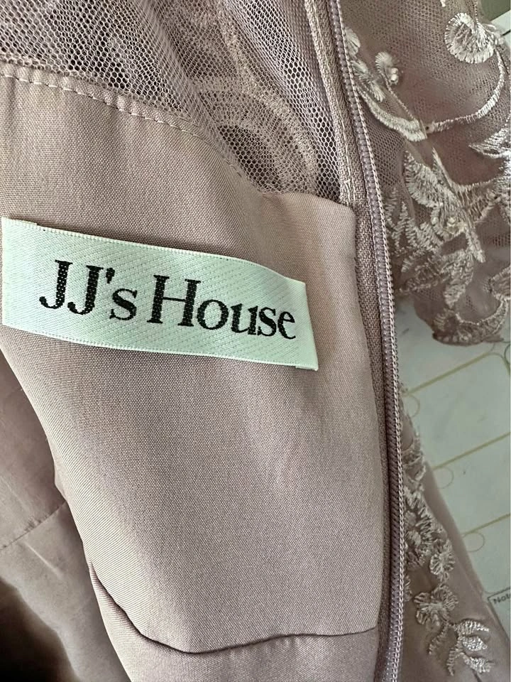 JJ's House Mauve Lace Evening Gown