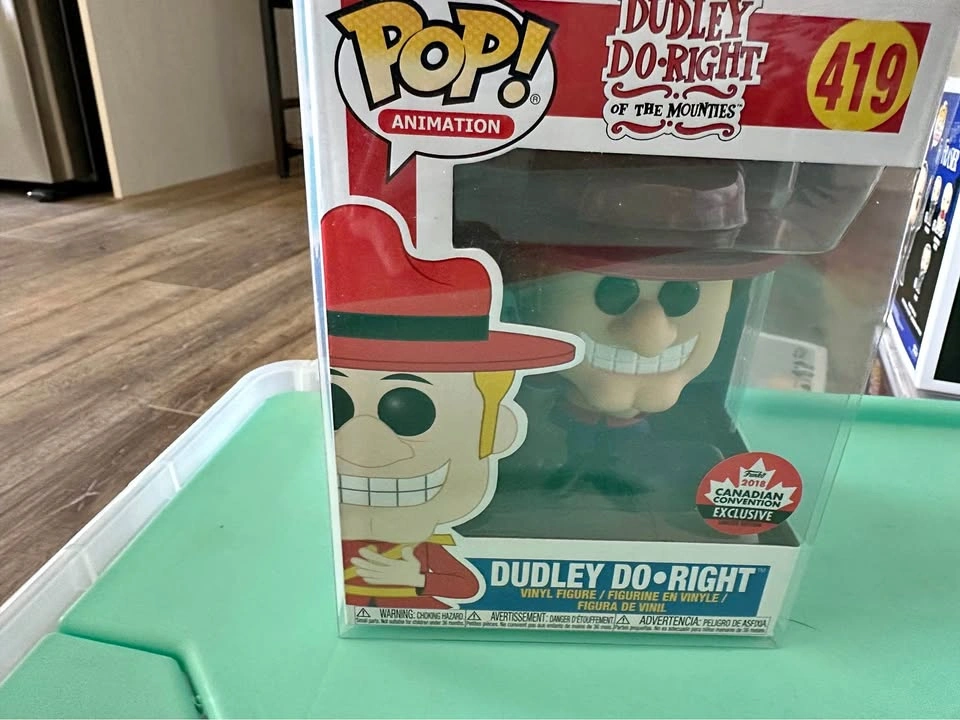 Funko Pop! Animation Dudley Do-Right #419 2018 Canadian Conventi