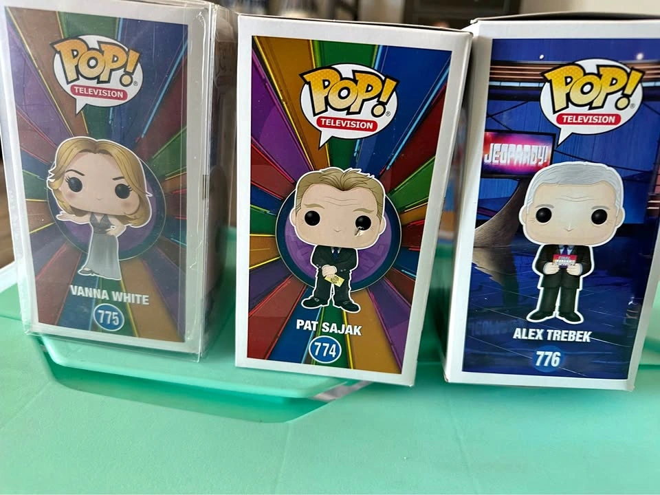 Funko Pop! Television Pat Sajak, Vanna White, and Alex Trebek Se