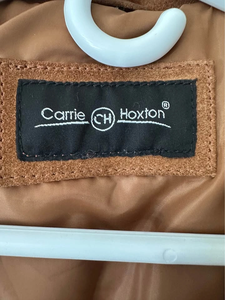 Carrie Hoxton Fringe Suede Leather Jacket - photo 4