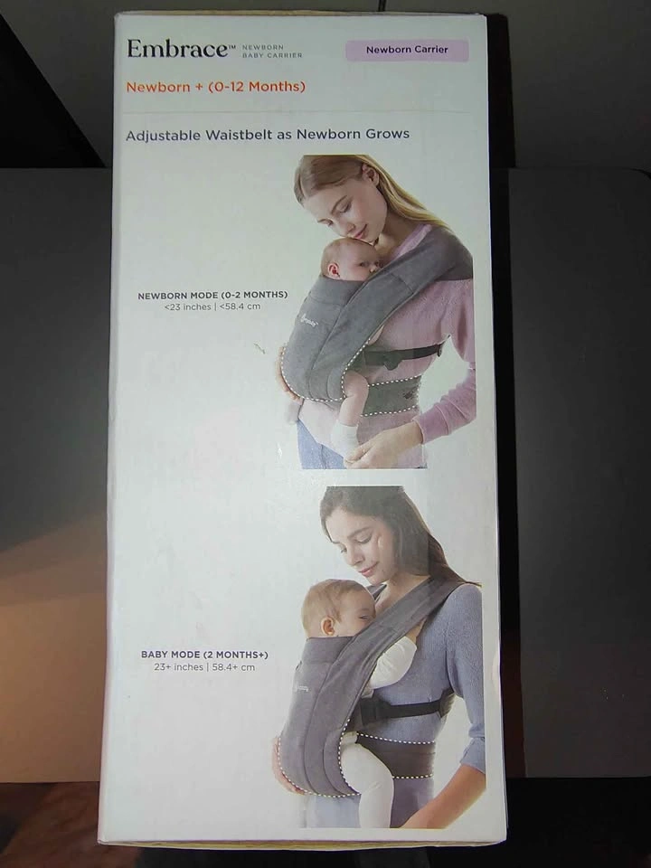 Ergobaby Embrace Newborn Baby Carrier - Soft & Snug Knit (Grey) - photo 2