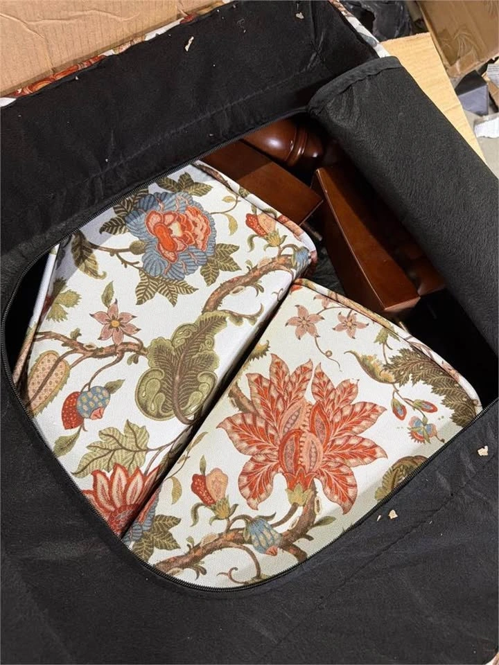 Floral Paisley Wingback Upholstery Accent Armchair - photo 5
