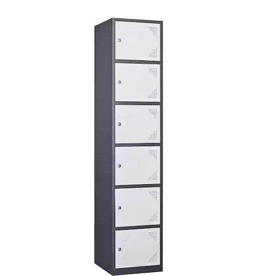6-Tier Metal Storage Locker Cabinet
