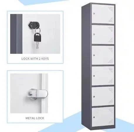 6-Tier Metal Storage Locker Cabinet - photo 3