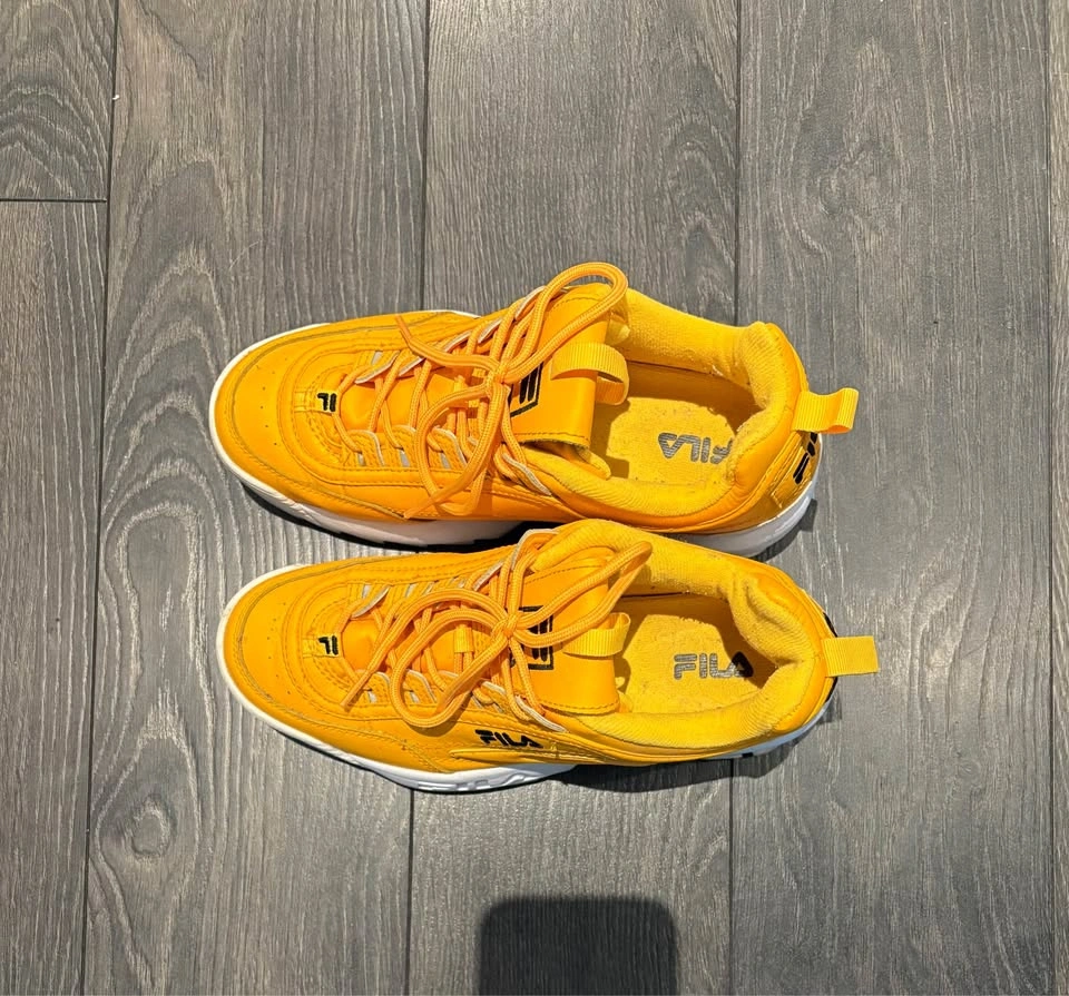Yellow Fila Disruptors - photo 2