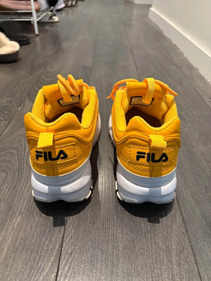 Yellow Fila Disruptors - photo 3