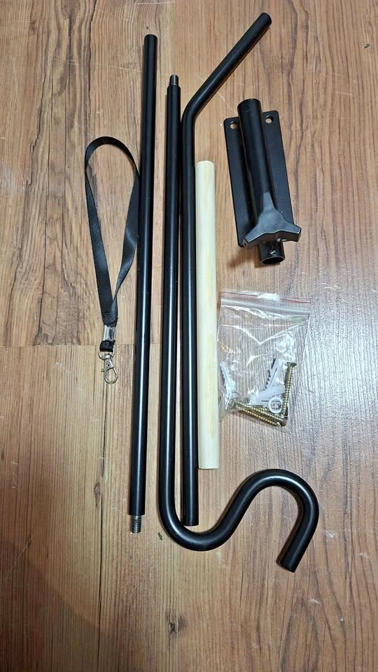 Wall Mounted Deck Hook Wall Pole