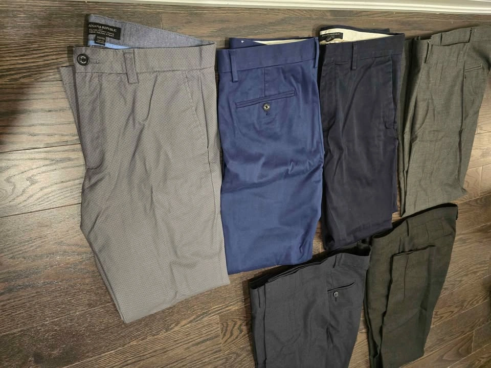 Men's Chino & Dress Pants Bundle – 7 Pairs - photo 3