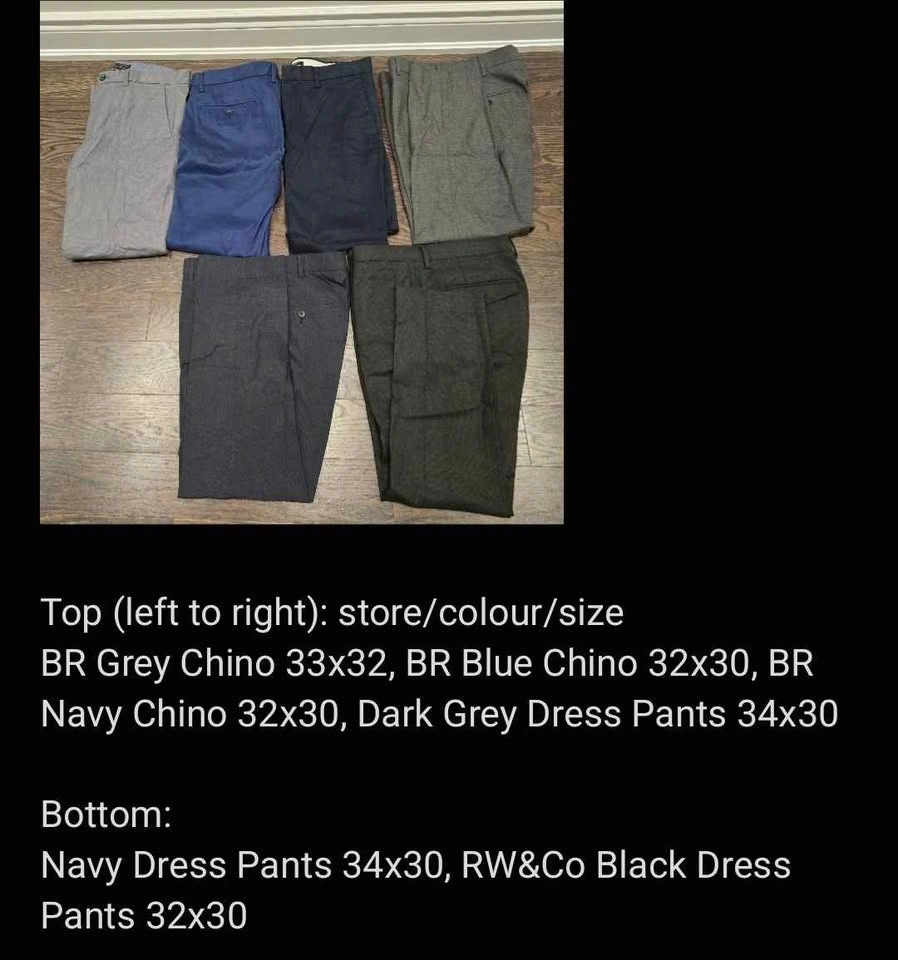 Men's Chino & Dress Pants Bundle – 7 Pairs - photo 5