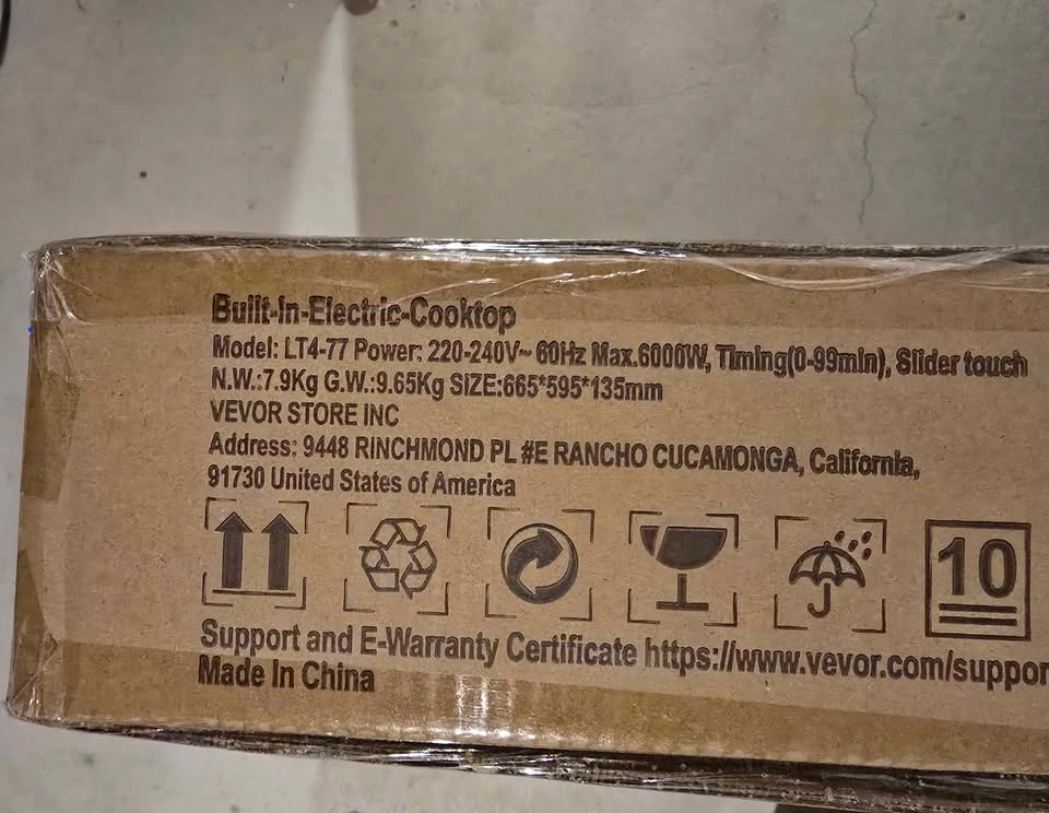 Vevor Glass Radiant Cooktop (Brand New) - photo 3