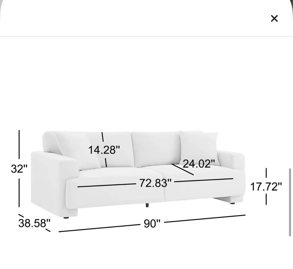 WayFair All Modern Ives 90" Sofa | Olive Green Velvet - photo 4