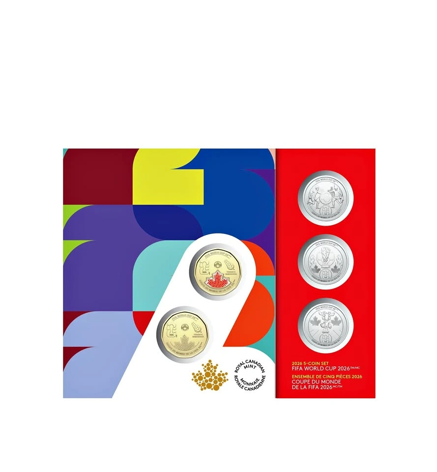 RARE 2026 FIFA World Cup Officially Licensed Five-Coin Set