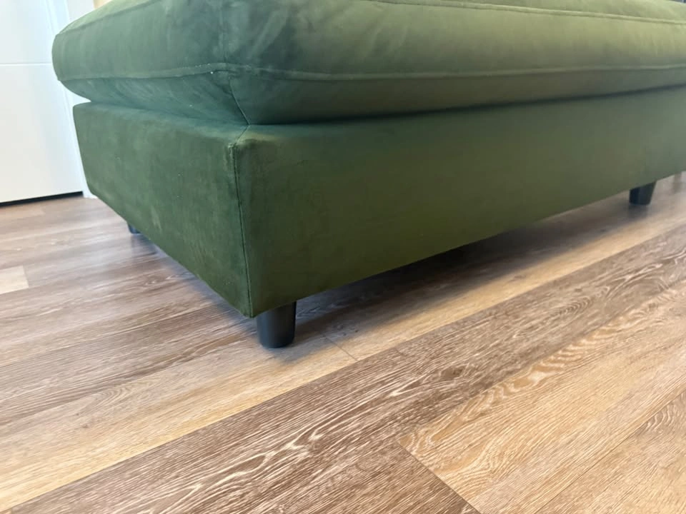 WAYFAIR - Joss & Main Fleetwood 45" Ottoman | Green Velvet - photo 2