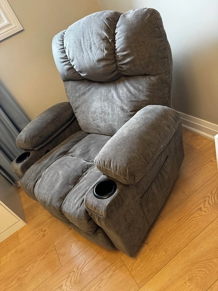 Wayfair Rocking Recliner / Nursery Chair with Cup Holders - photo 3